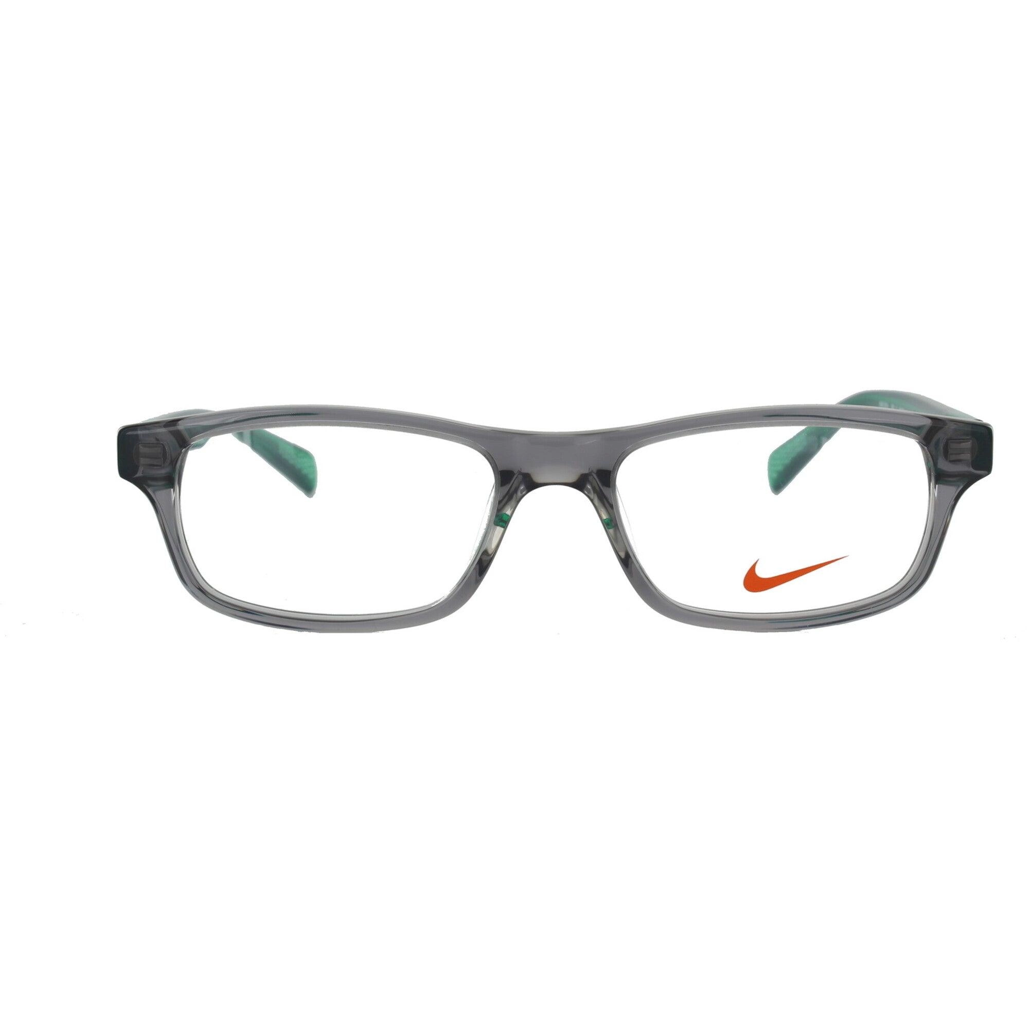 Nike Unisex Eyeglasses - Anthracite Rectangular Frame Demo Lens | NIKE 5014 255