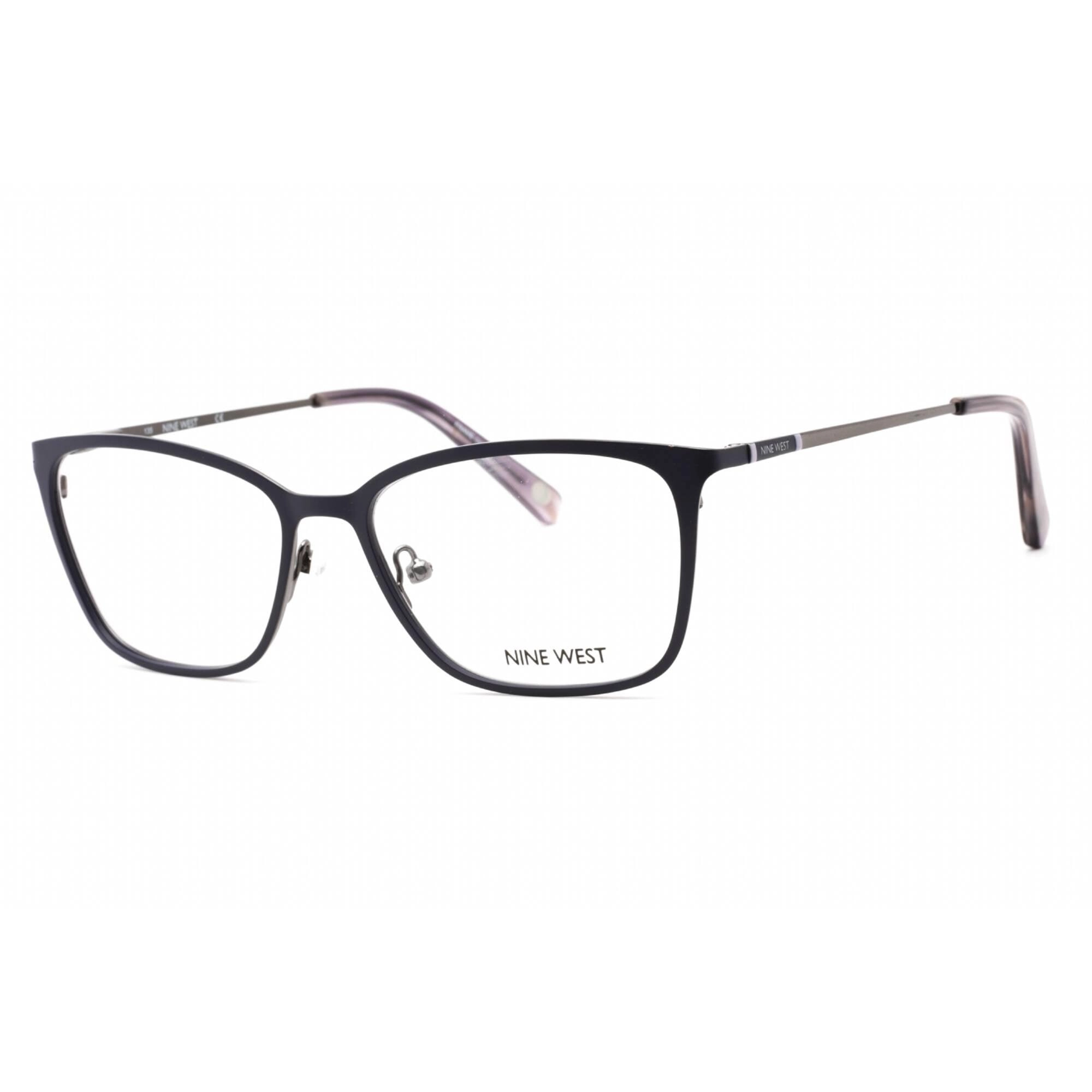 Nine West Men's Eyeglasses - Full Rim Purple Metal Rectangular Frame | NW1085 500