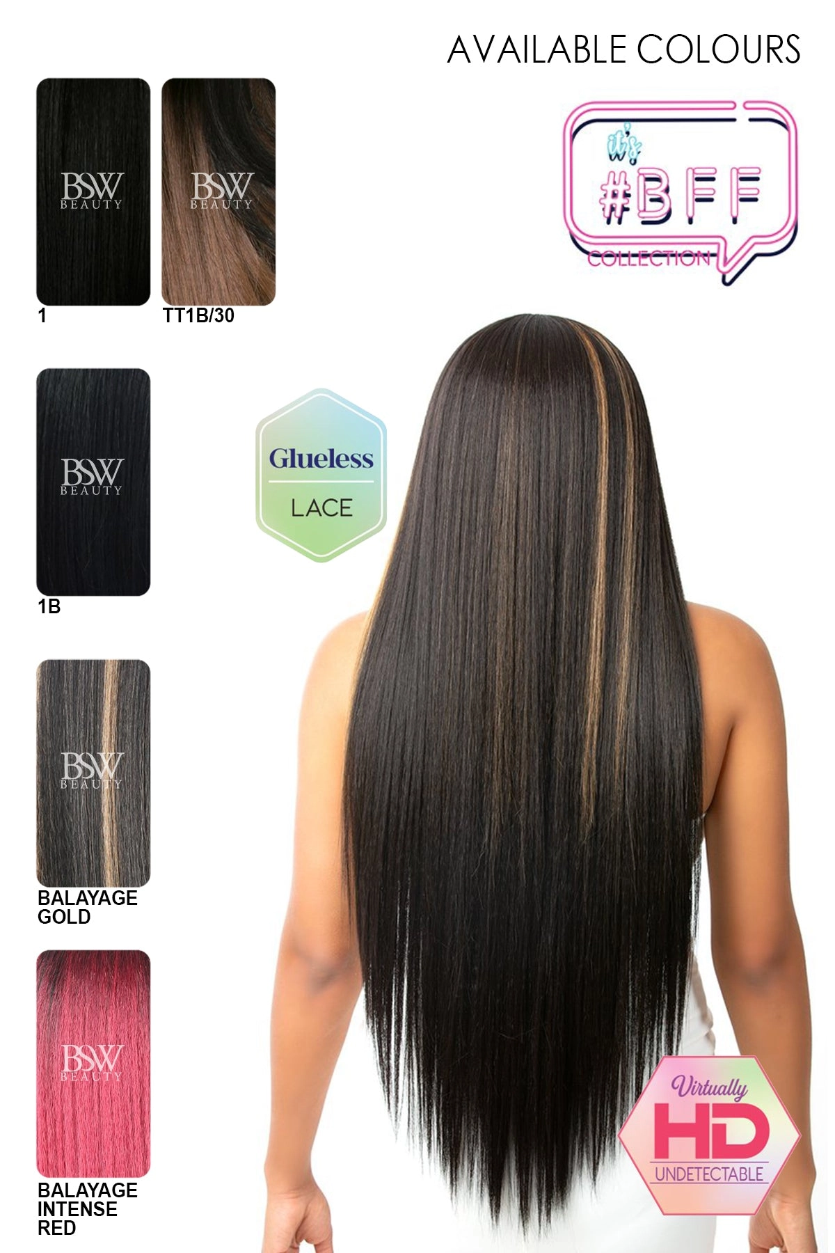 NUTIQUE BEST FRIEND FOREVER LACE WIG - POLARIS