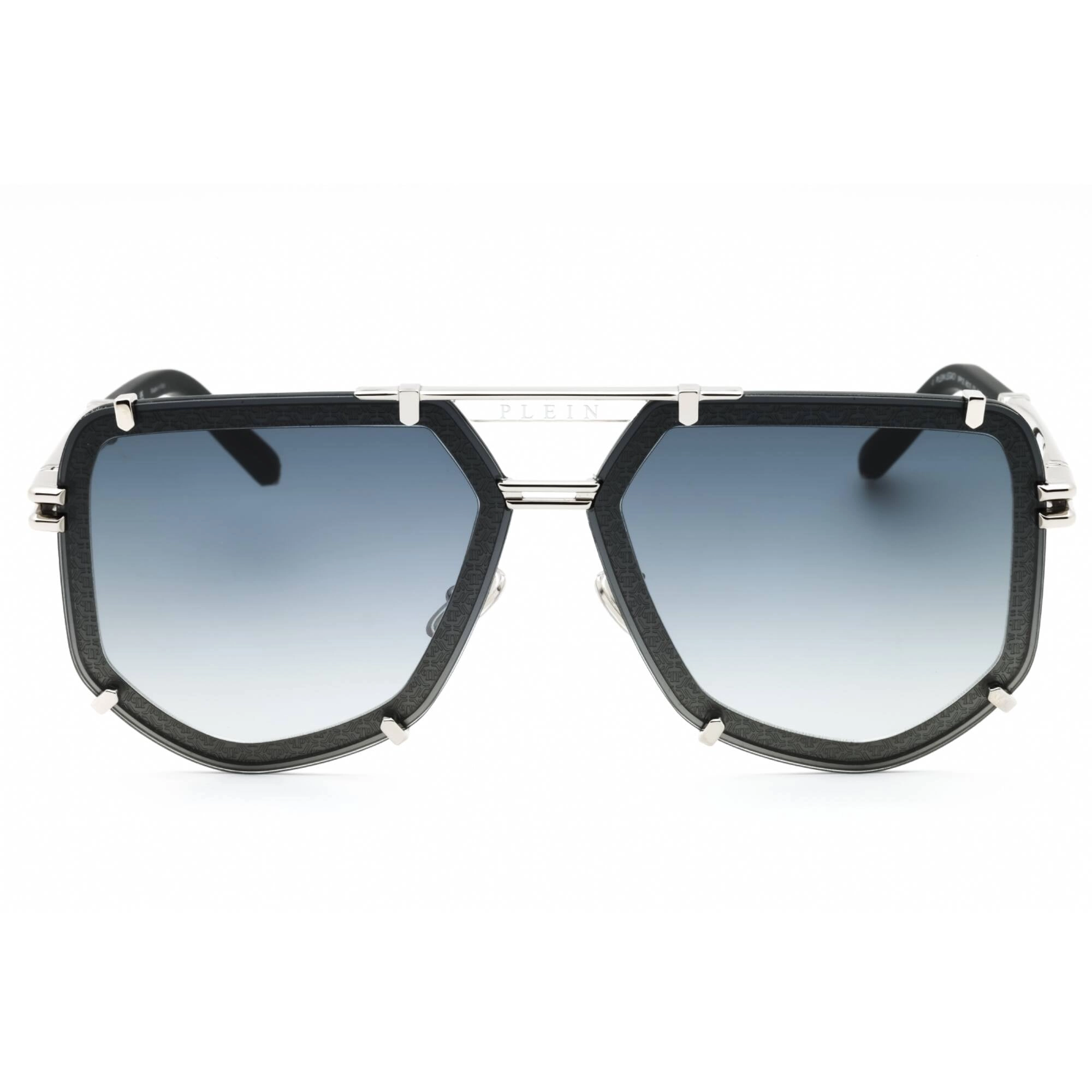 Philipp Plein Men's Sunglasses - Palladium W/Semi-gloss Black Parts | SPP132 0K07