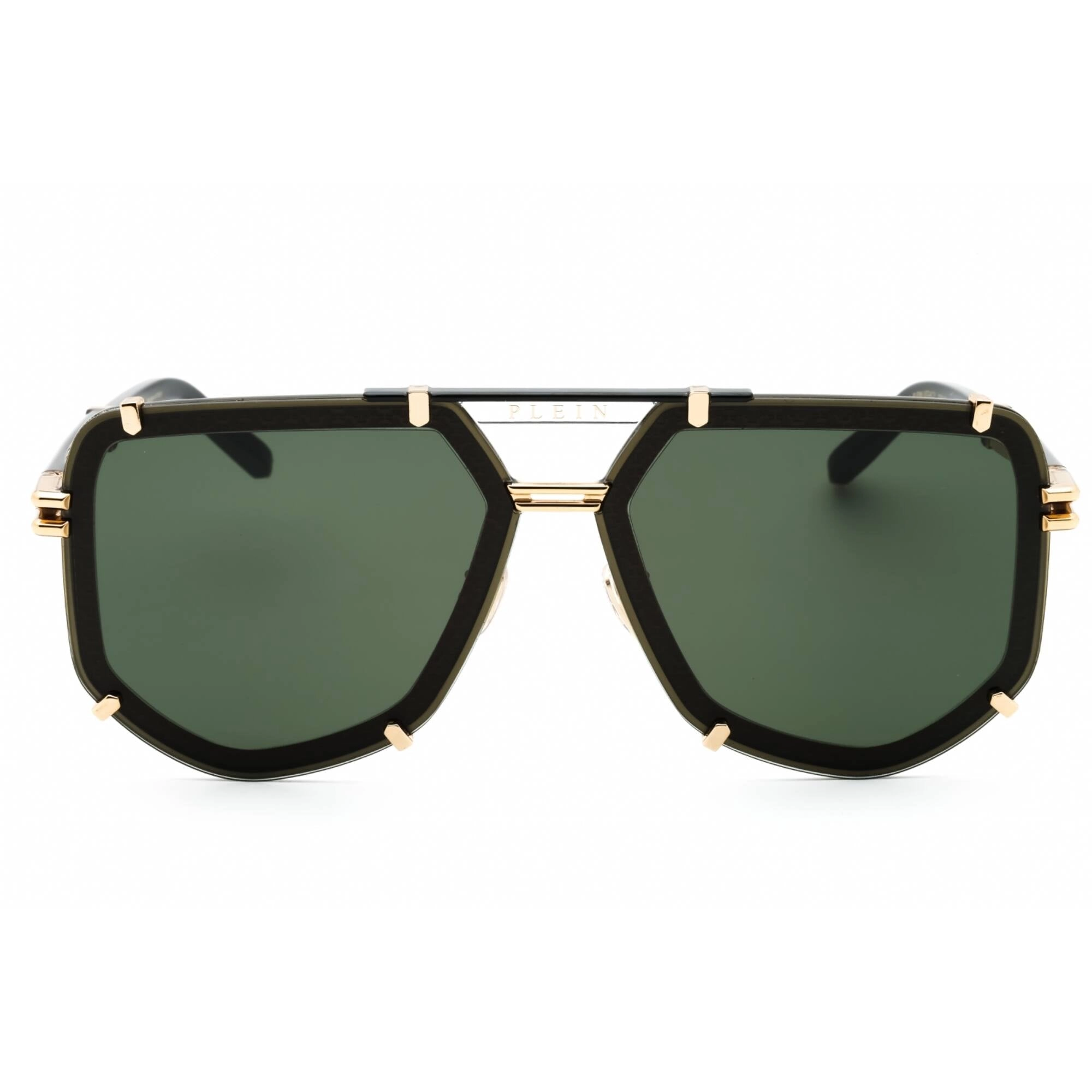 Philipp Plein Men's Sunglasses - Polished Rose Gold W/Shiny Black Parts | SPP132 301Y