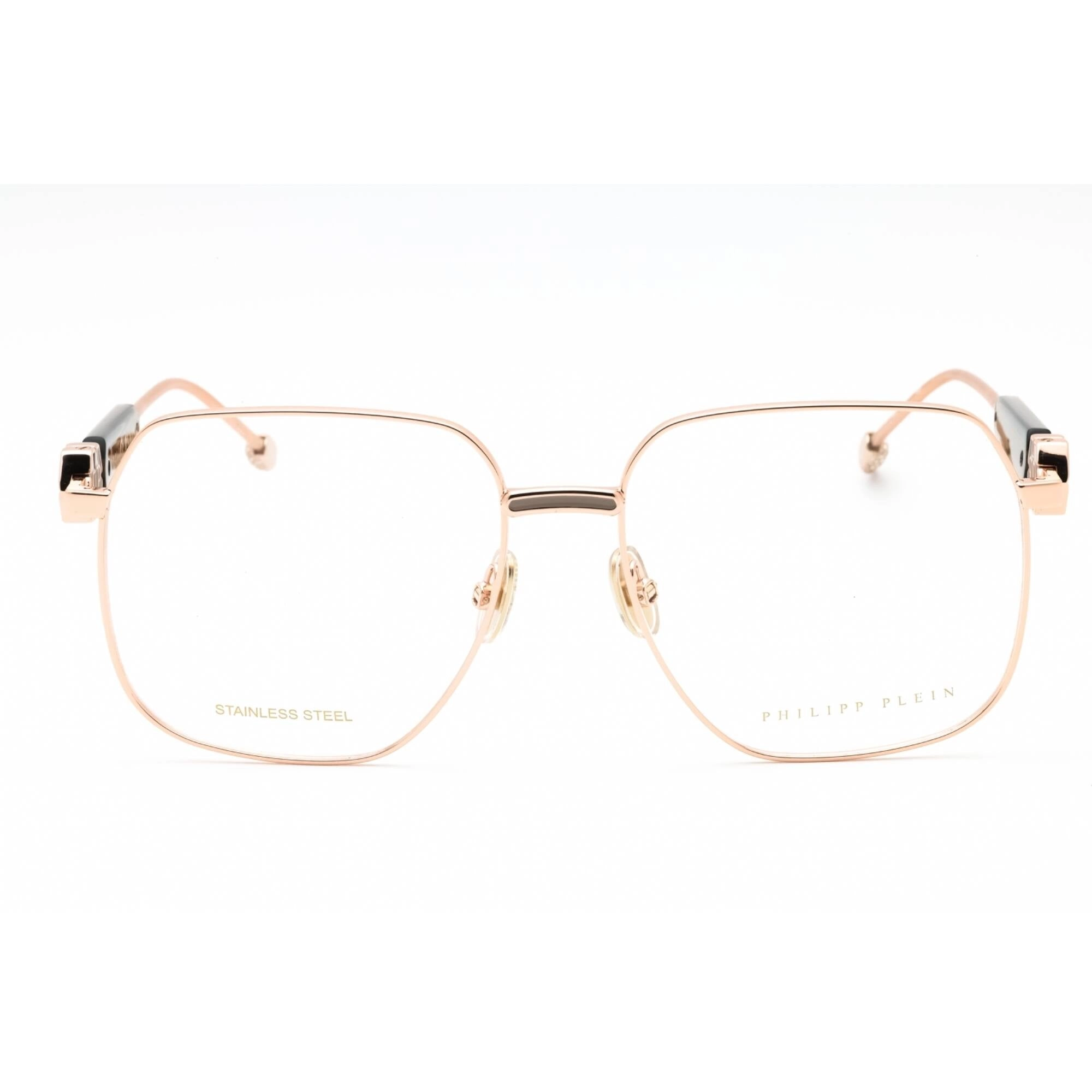 Philipp Plein Women's Eyeglasses - Polished Copper Gold W/Colored Parts | VPP126S 02AM