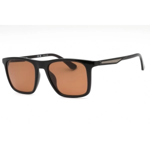Police Men's Sunglasses - Shiny Transparent Grey Plastic Square Frame | SPLF17 0705