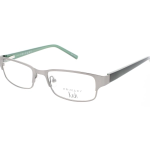 Primary Kid's Eyeglasses - Demo Lens Rectangular Full Rim Frame | Pk109 MatteGunmetal
