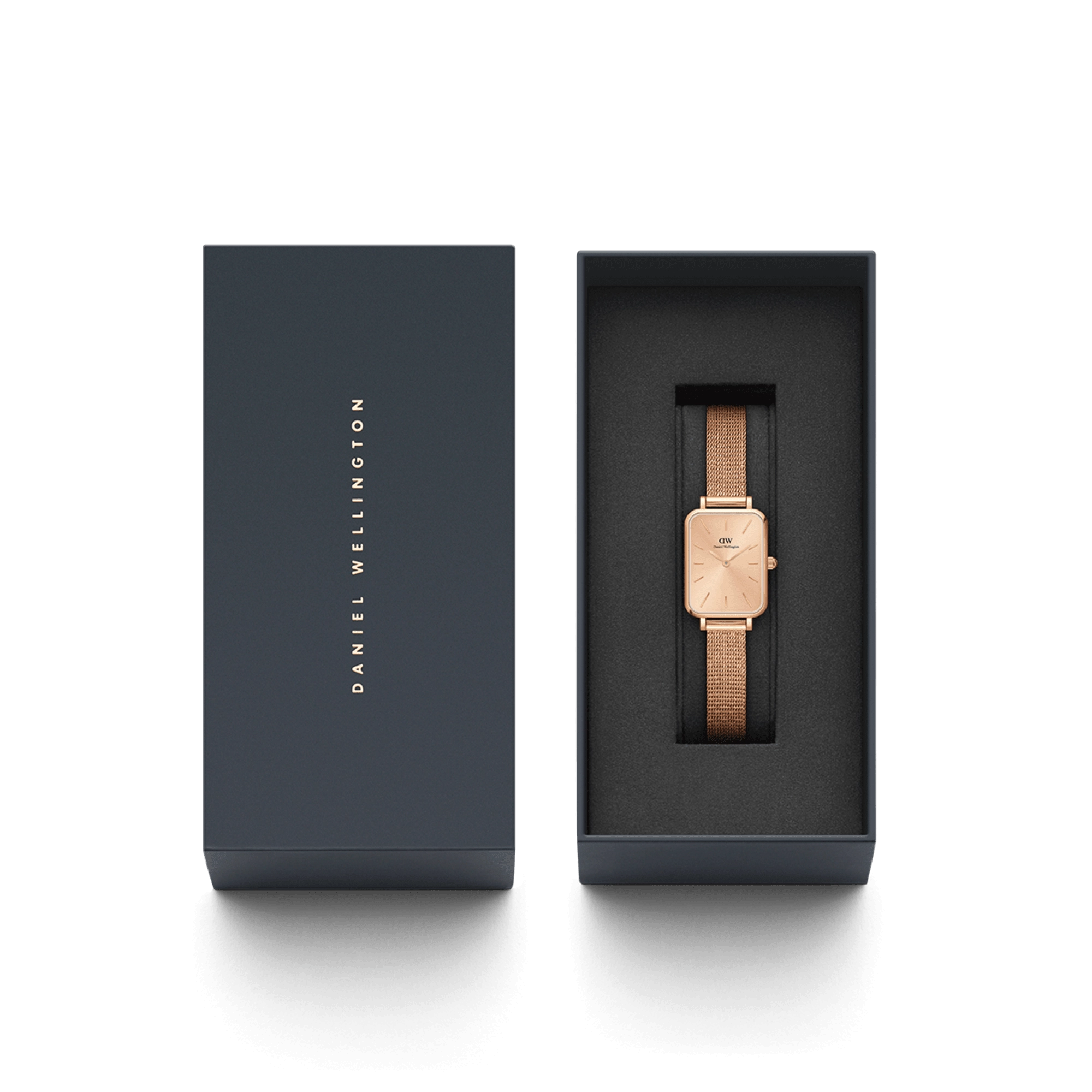 Quadro Pressed Unitone Rose Gold