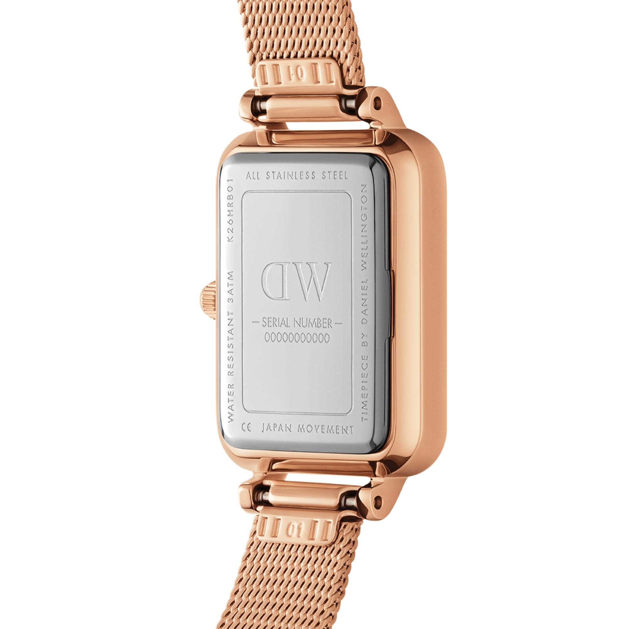 Quadro Pressed Unitone Rose Gold