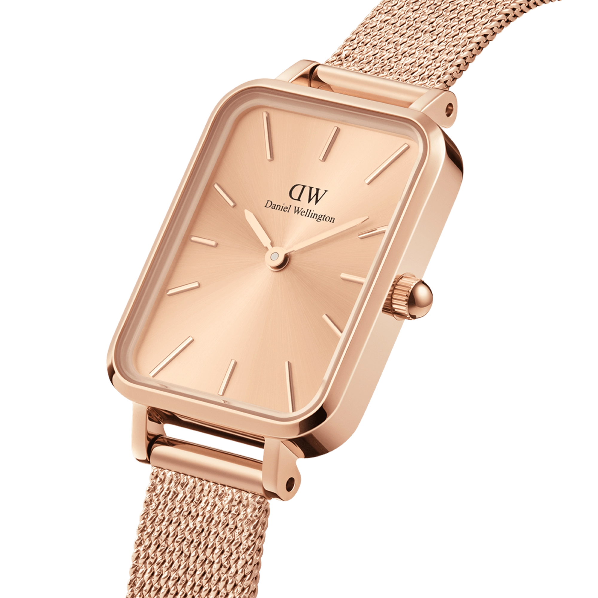Quadro Pressed Unitone Rose Gold