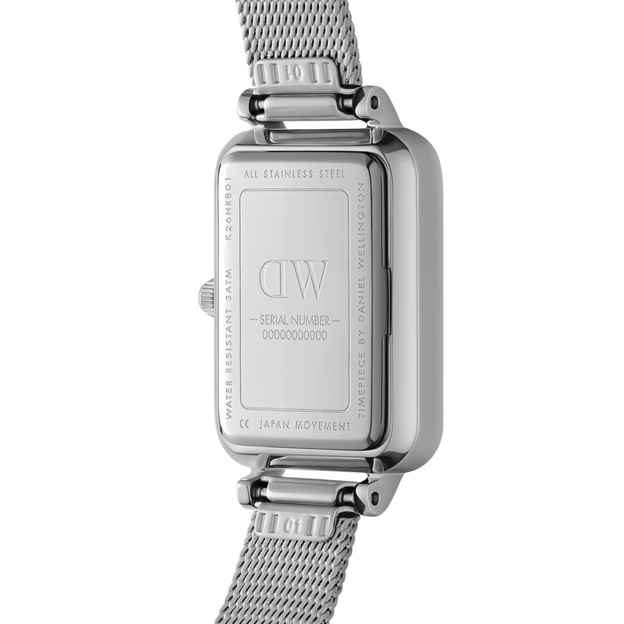 Quadro Pressed Unitone Silver