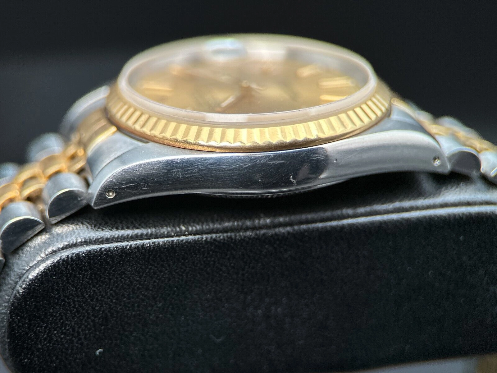 Rolex Datejust 36 16233 Steel & Yellow Gold Jubilee Champagne Dial Watch