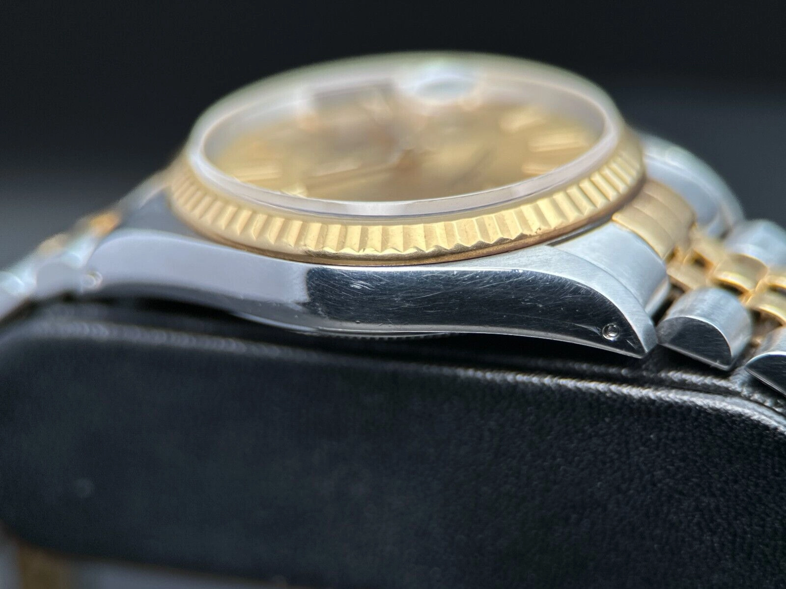 Rolex Datejust 36 16233 Steel & Yellow Gold Jubilee Champagne Dial Watch