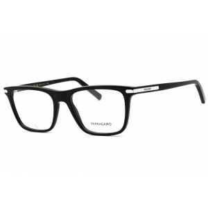 Salvatore Ferragamo Men's Eyeglasses - Black Acetate Square Full Rim | SF2959N 001