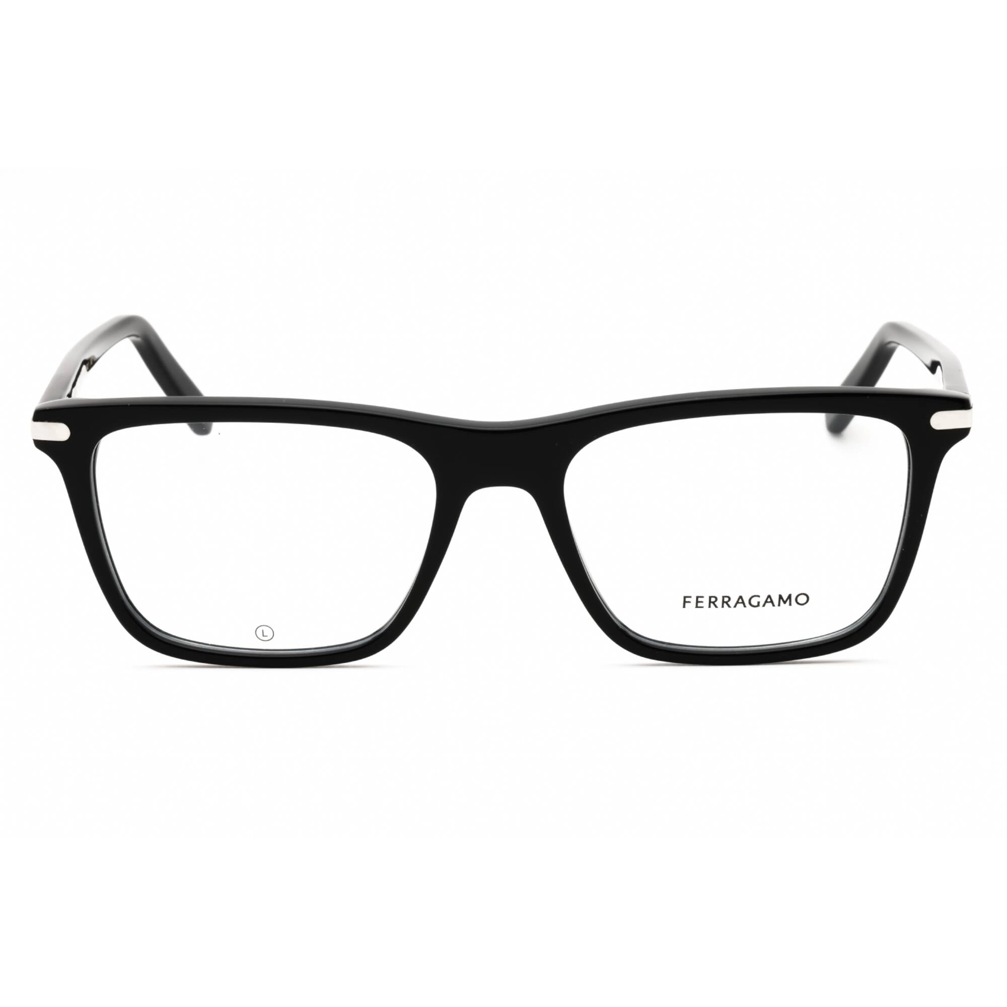 Salvatore Ferragamo Men's Eyeglasses - Black Acetate Square Full Rim | SF2959N 001