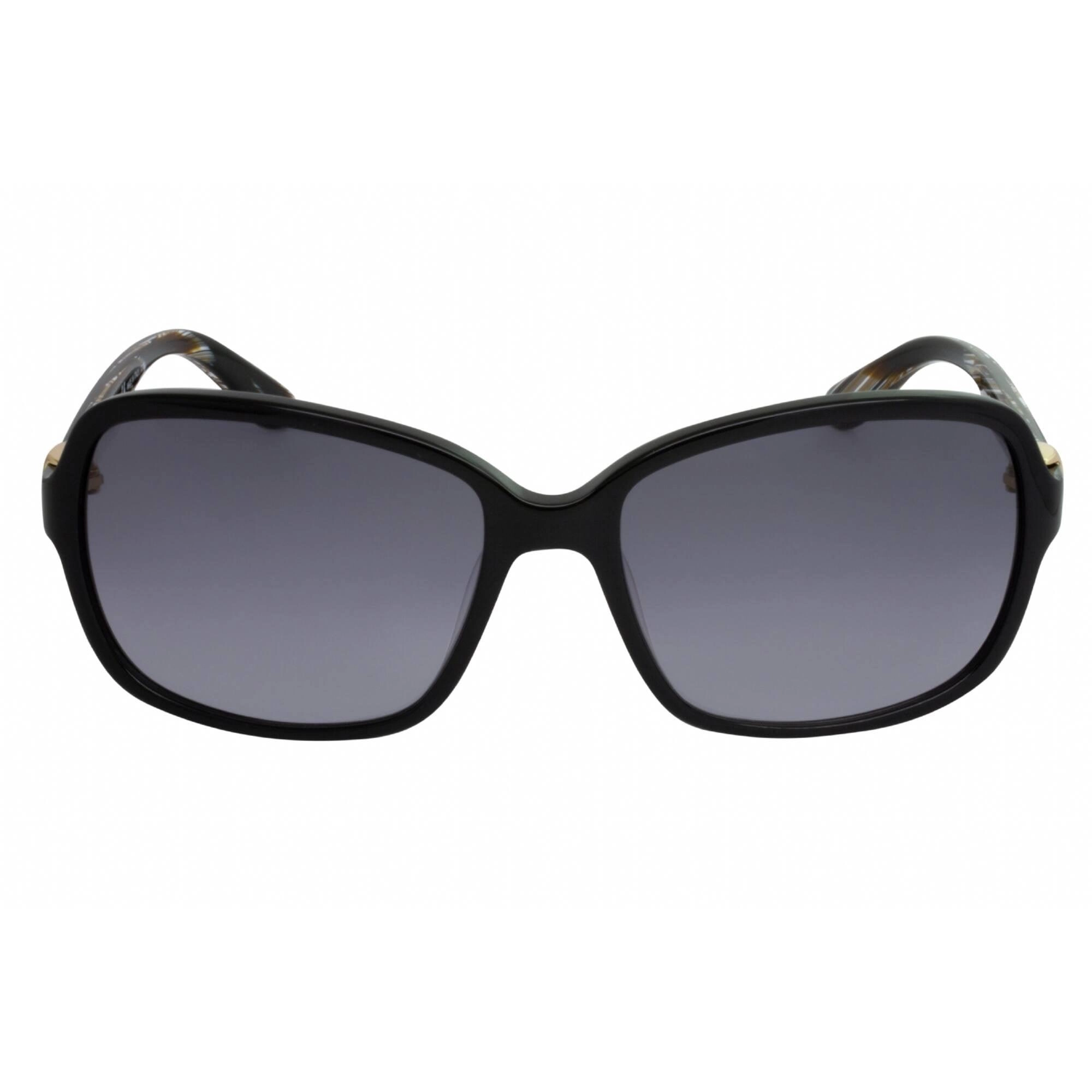 Salvatore Ferragamo Women's Sunglasses - Black Plastic Rectangular Frame | SF606S 001