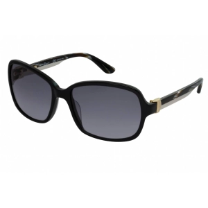 Salvatore Ferragamo Women's Sunglasses - Black Plastic Rectangular Frame | SF606S 001