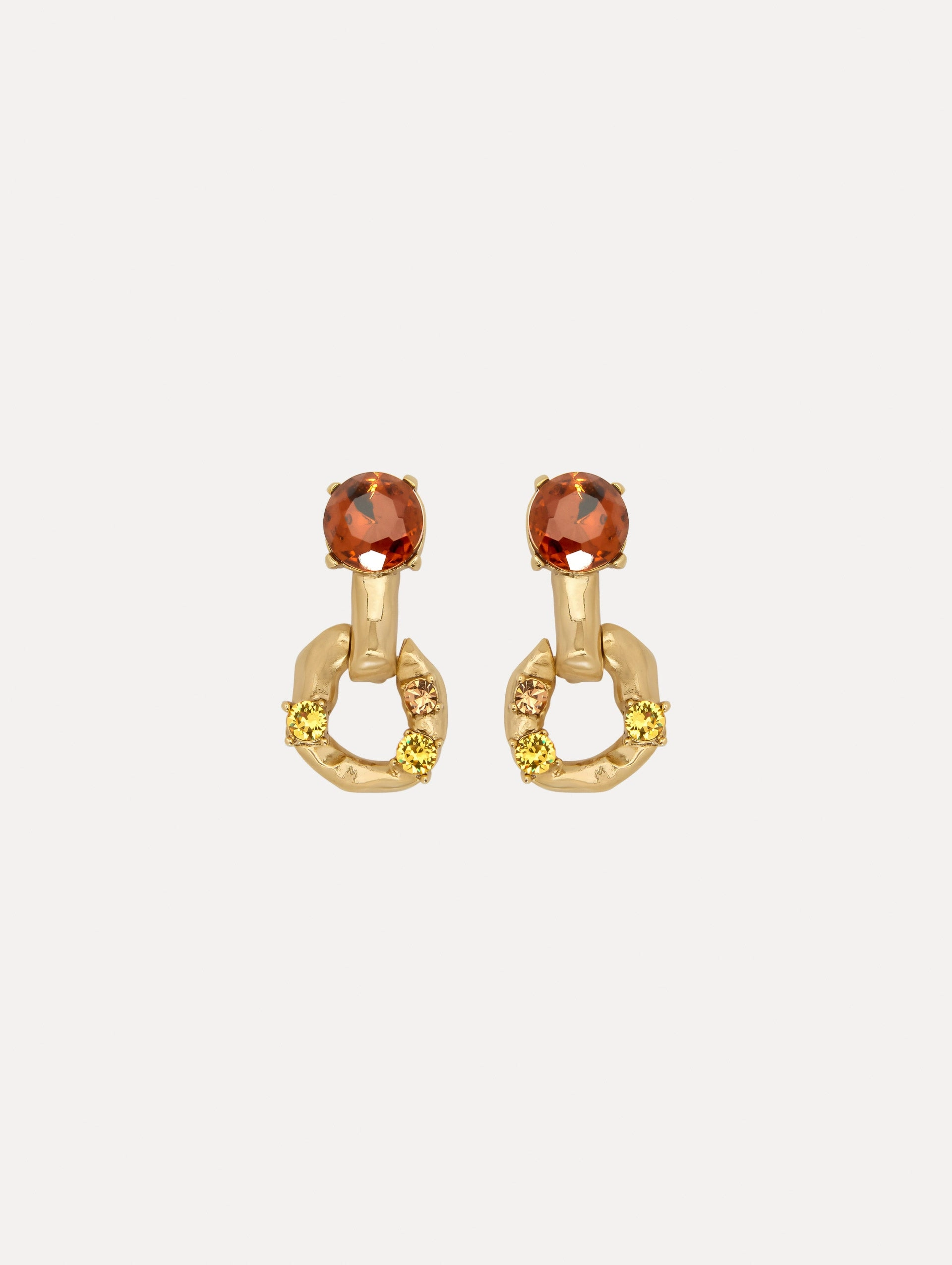 Scramble Chain-Link Earrings