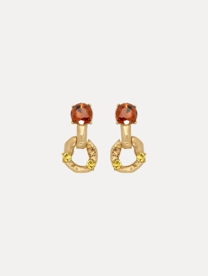 Scramble Chain-Link Earrings