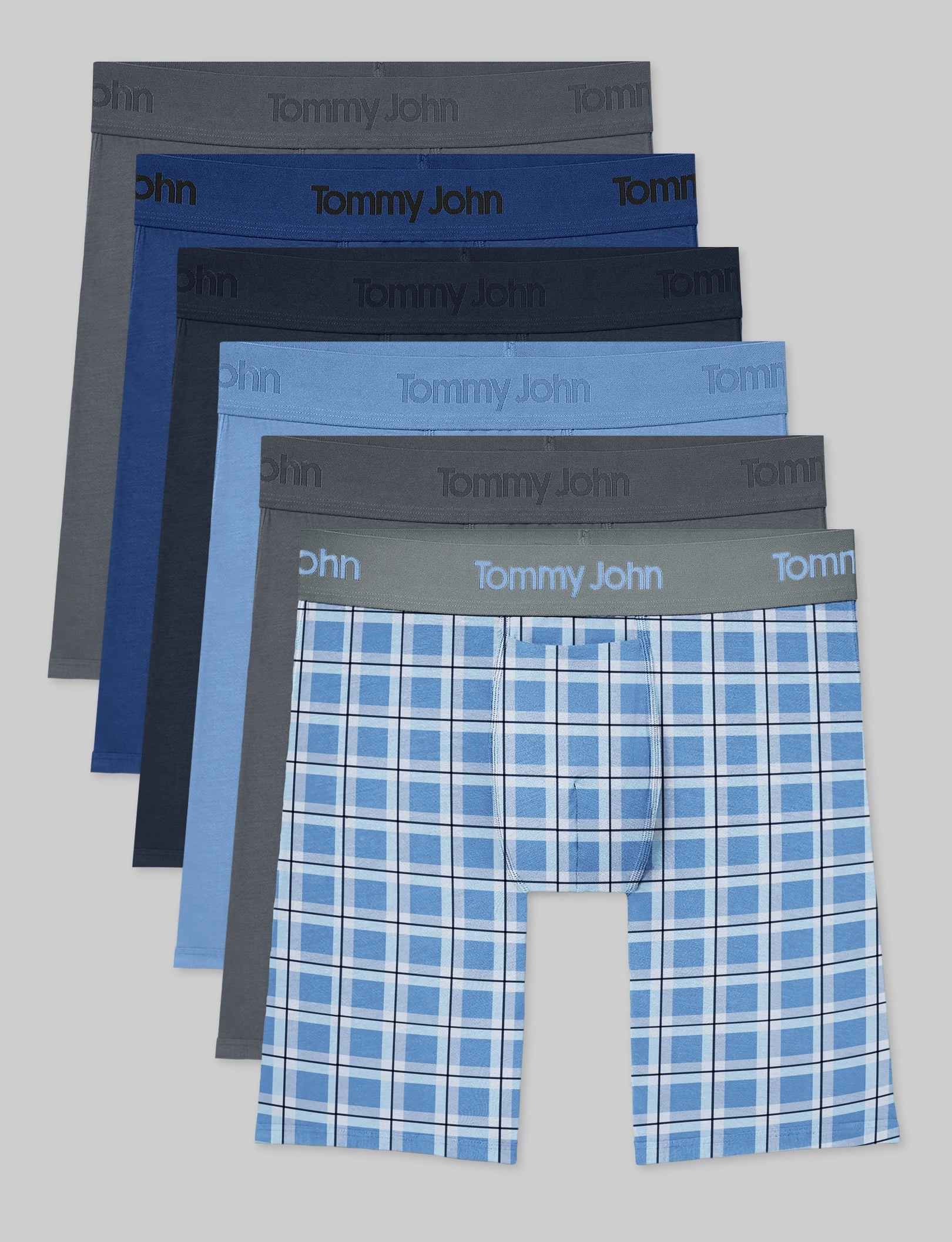 Second Skin Boxer Brief 8" (6-Pack)