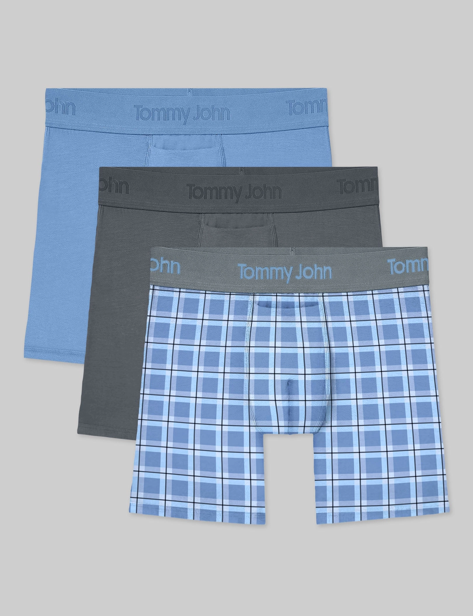 Second Skin Mid-Length Boxer Brief 6" (3-Pack)