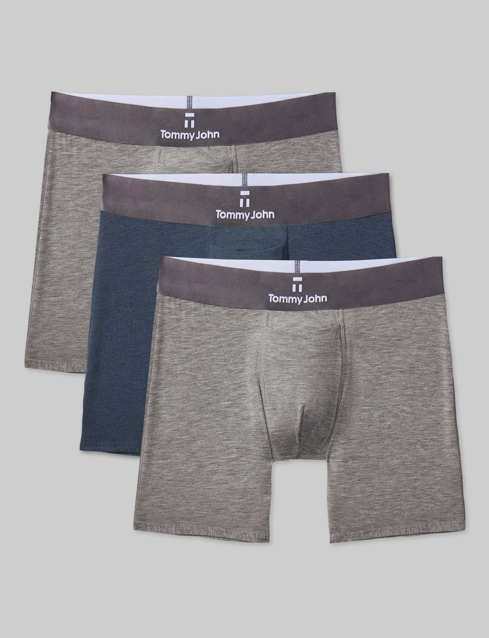 Second Skin Mid-Length Boxer Brief 6" (3-Pack)