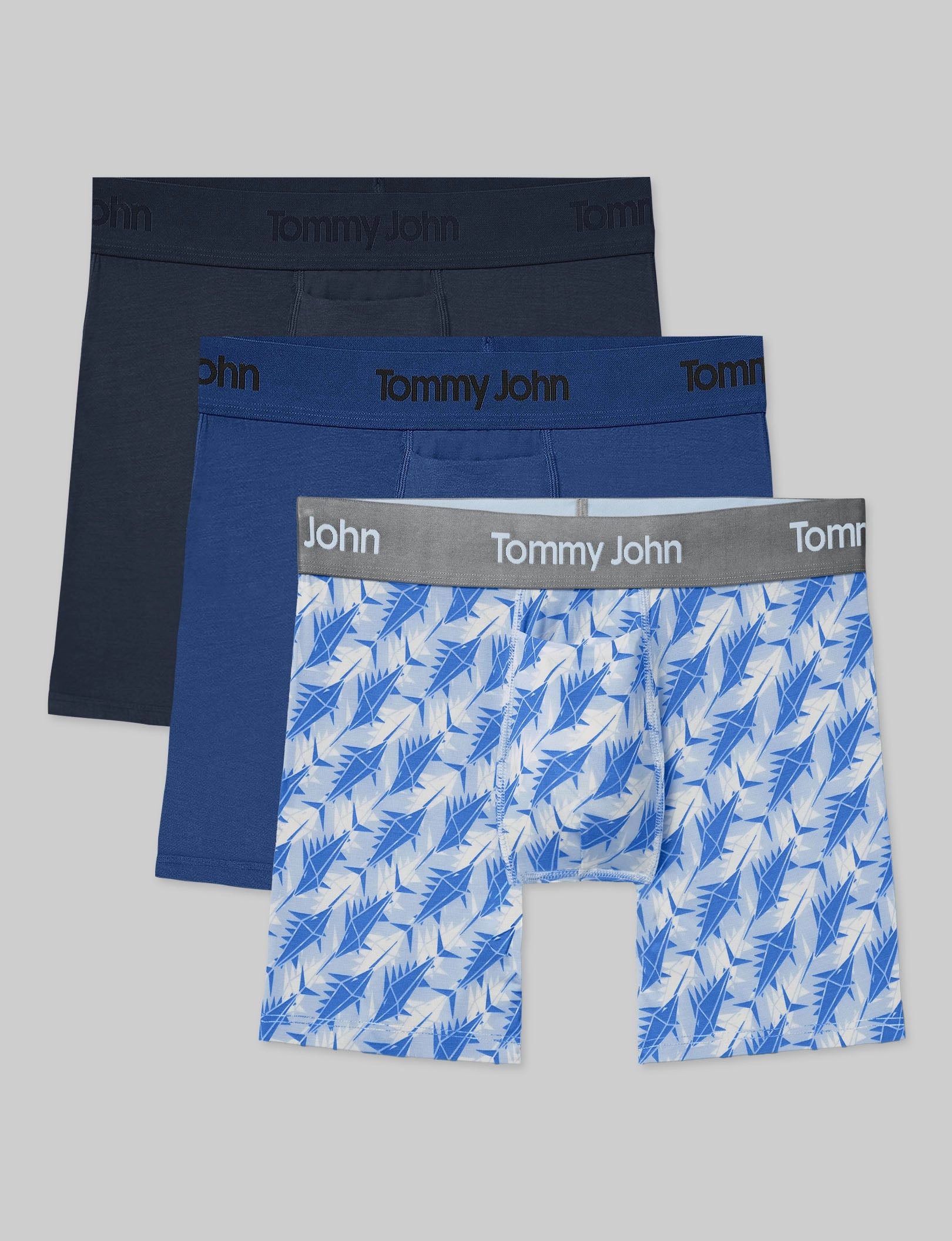 Second Skin Mid-Length Boxer Brief 6" (3-Pack)