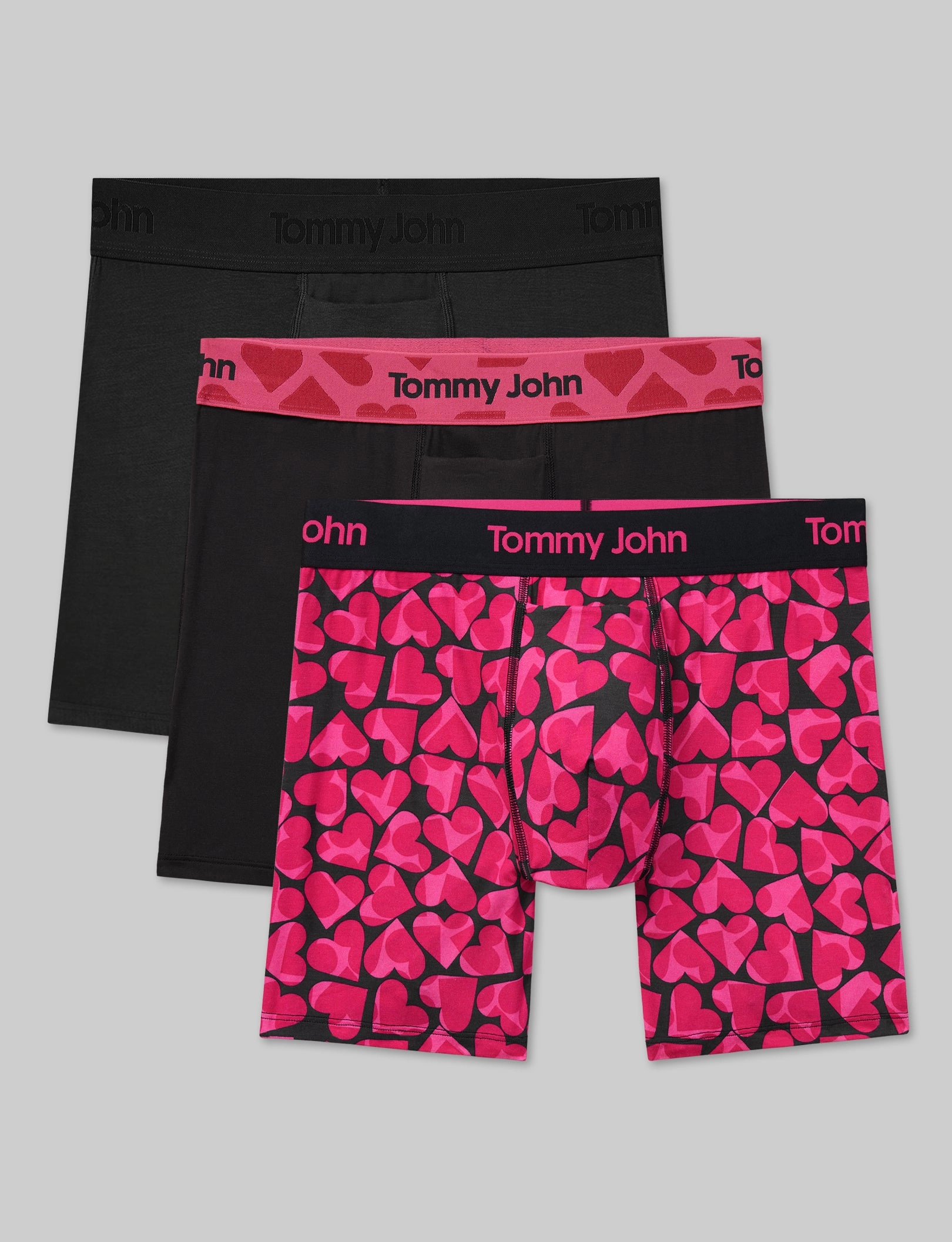 Second Skin Mid-Length Boxer Brief 6" (3-Pack)