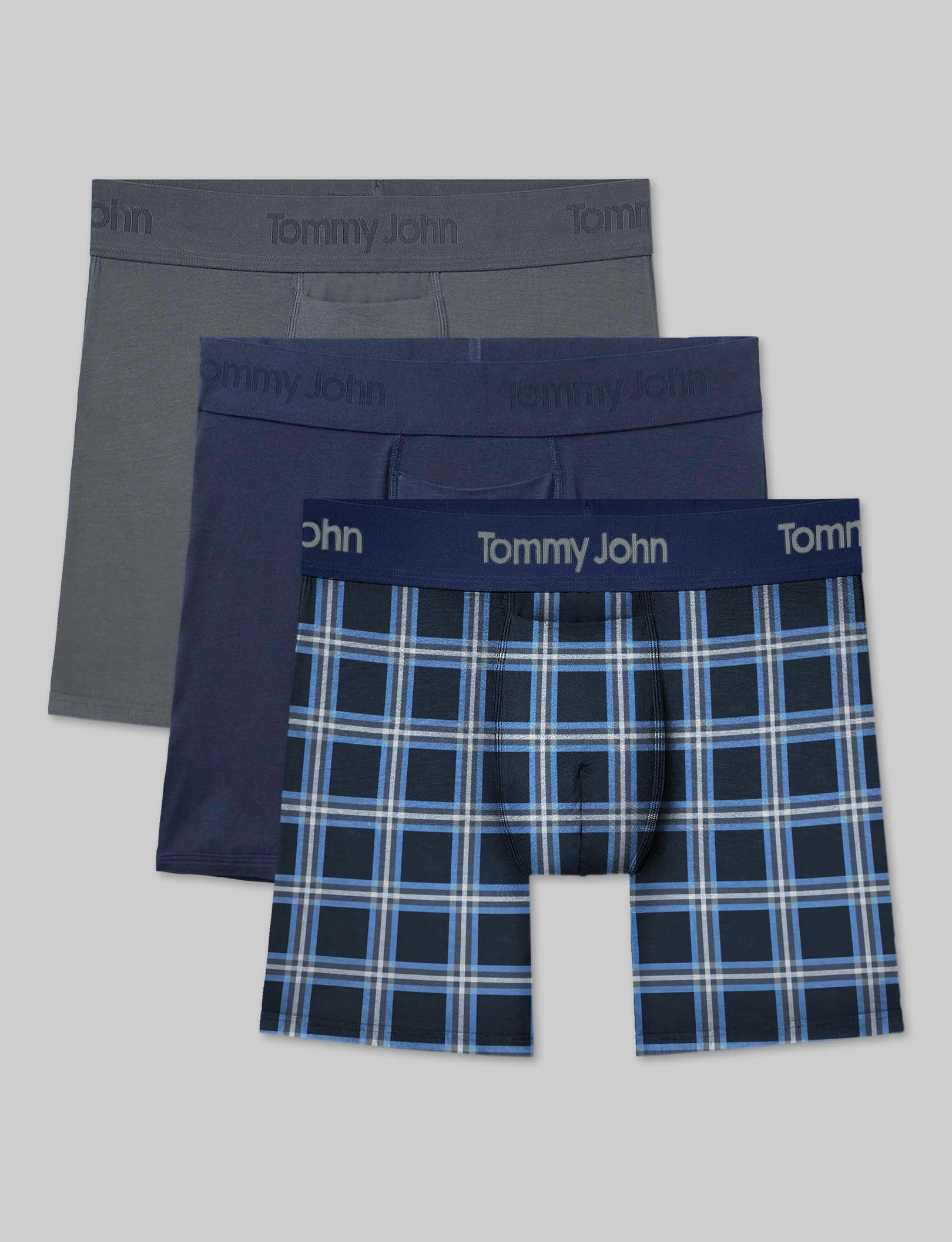 Second Skin Mid-Length Boxer Brief 6" (3-Pack)