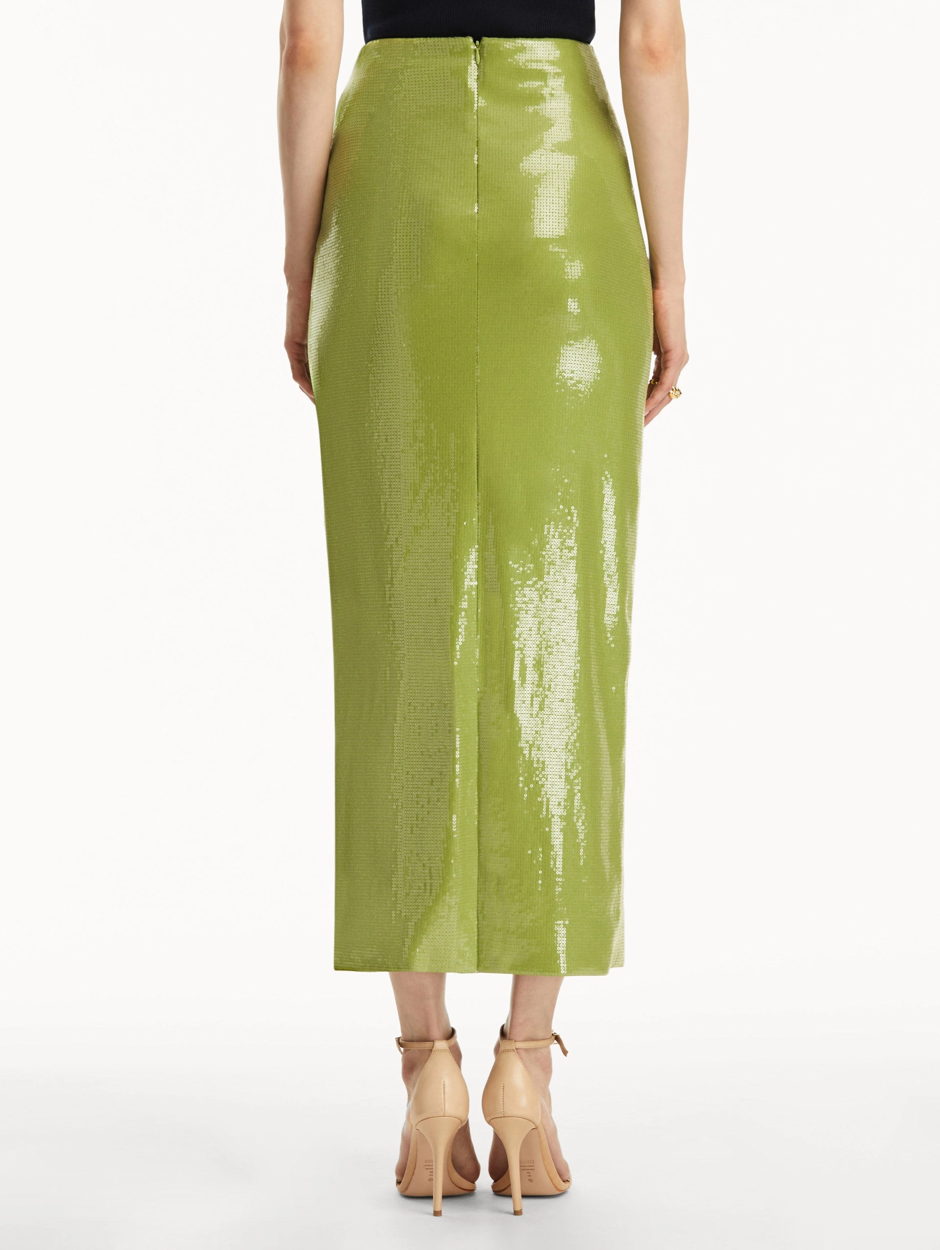 Sequin Jersey Pencil Skirt