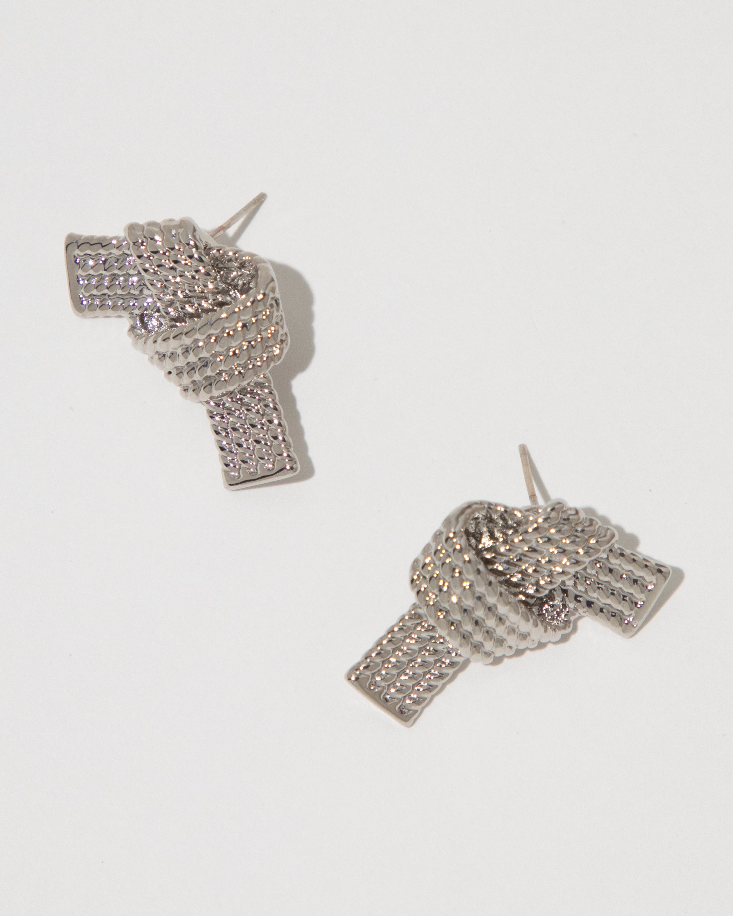 Textured Knot Earrings