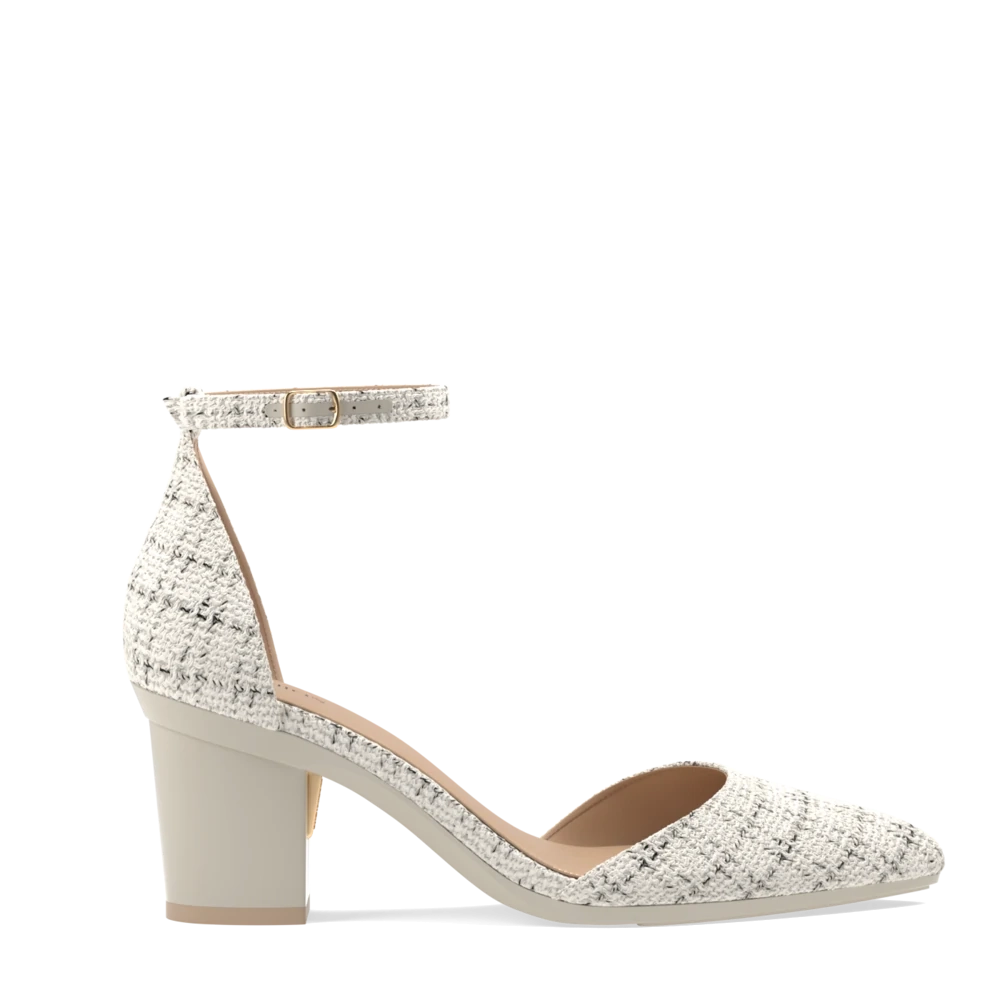 The D'Orsay - Bone Tweed 3 Block - FINAL SALE