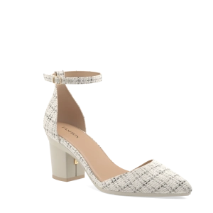The D'Orsay - Bone Tweed 3 Block - FINAL SALE