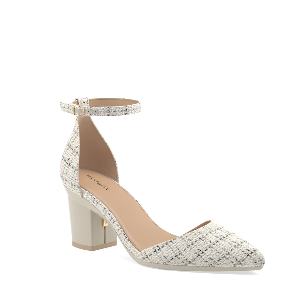 The D'Orsay - Bone Tweed 3 Block - FINAL SALE
