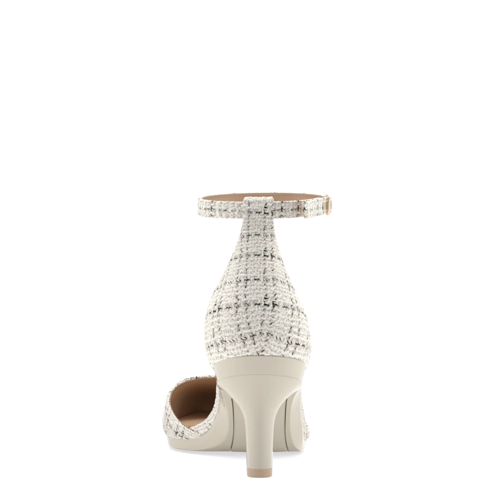The D'Orsay - Bone Tweed 3 Stiletto - FINAL SALE