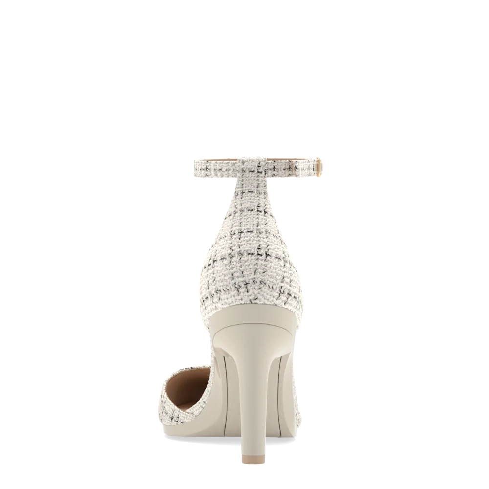 The D'Orsay - Bone Tweed 4 Stiletto - FINAL SALE