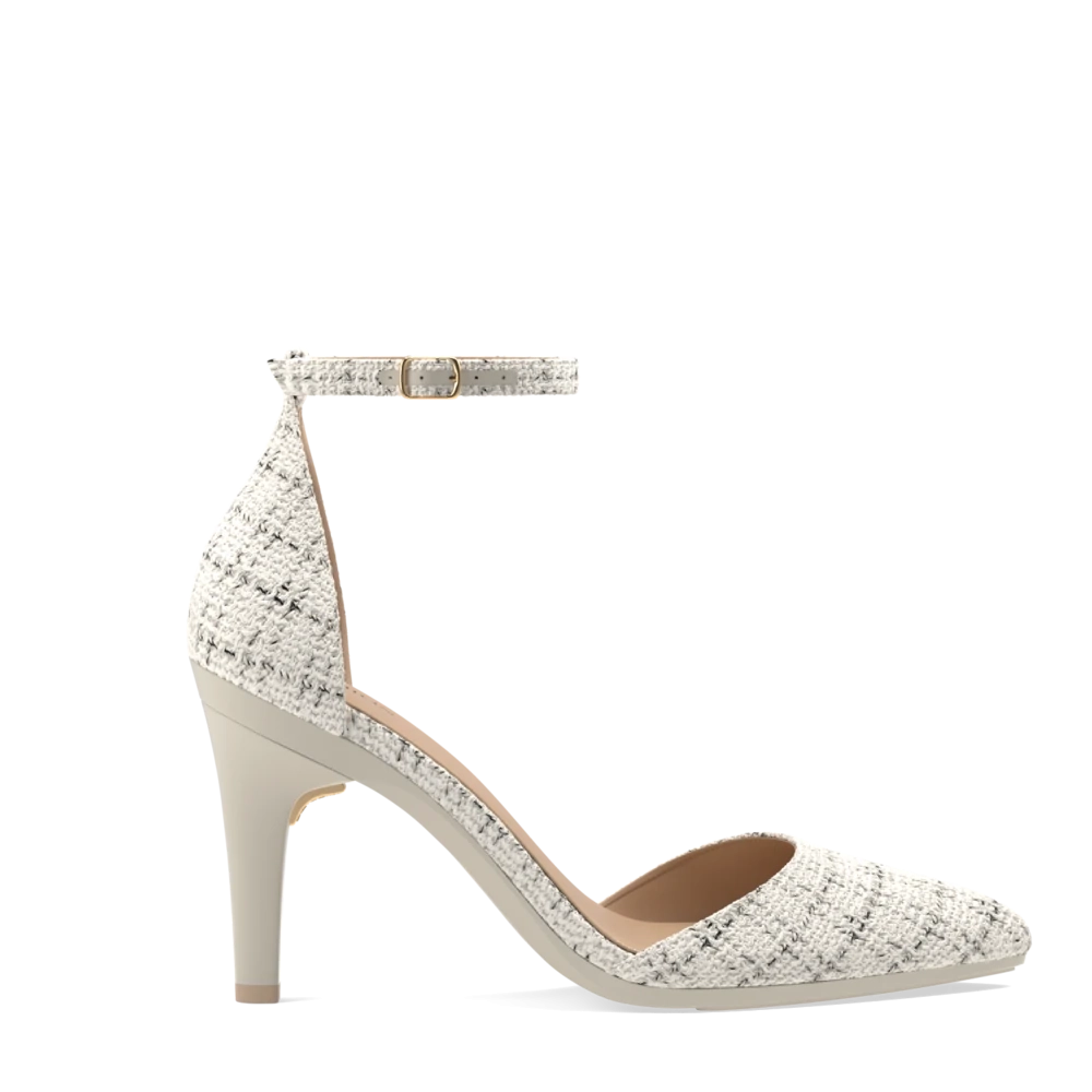 The D'Orsay - Bone Tweed 4 Stiletto - FINAL SALE