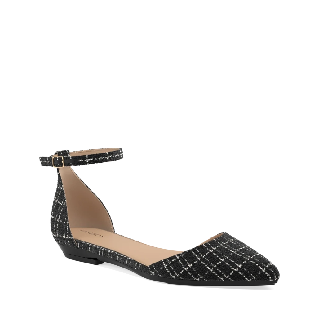 The D'Orsay - Coal Tweed 3 Stiletto - FINAL SALE
