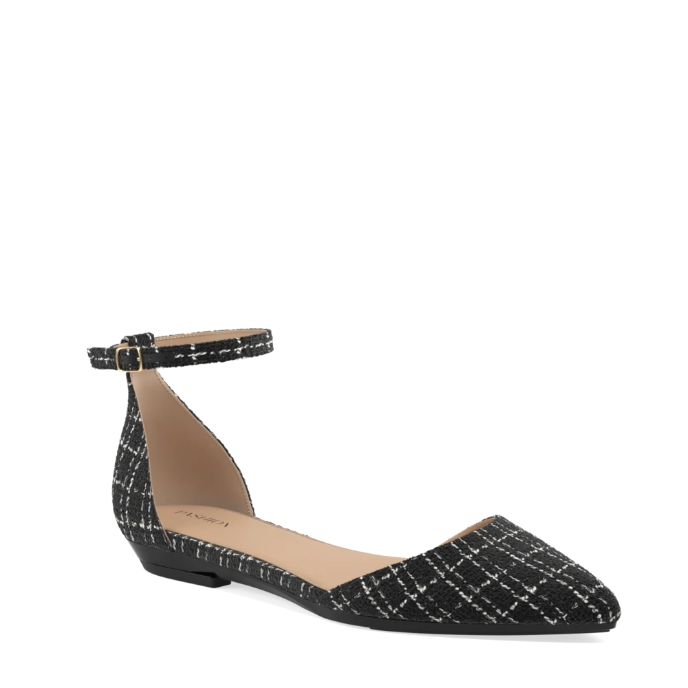 The D'Orsay - Coal Tweed 3 Stiletto - FINAL SALE