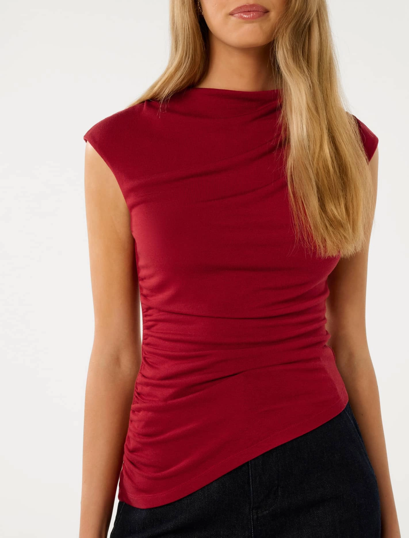 Tilda Ruched Shoulder Top