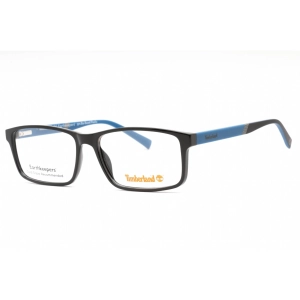 Timberland Men's Eyeglasses - Shiny Black Plastic Rectangular Full Rim | TB1705 001