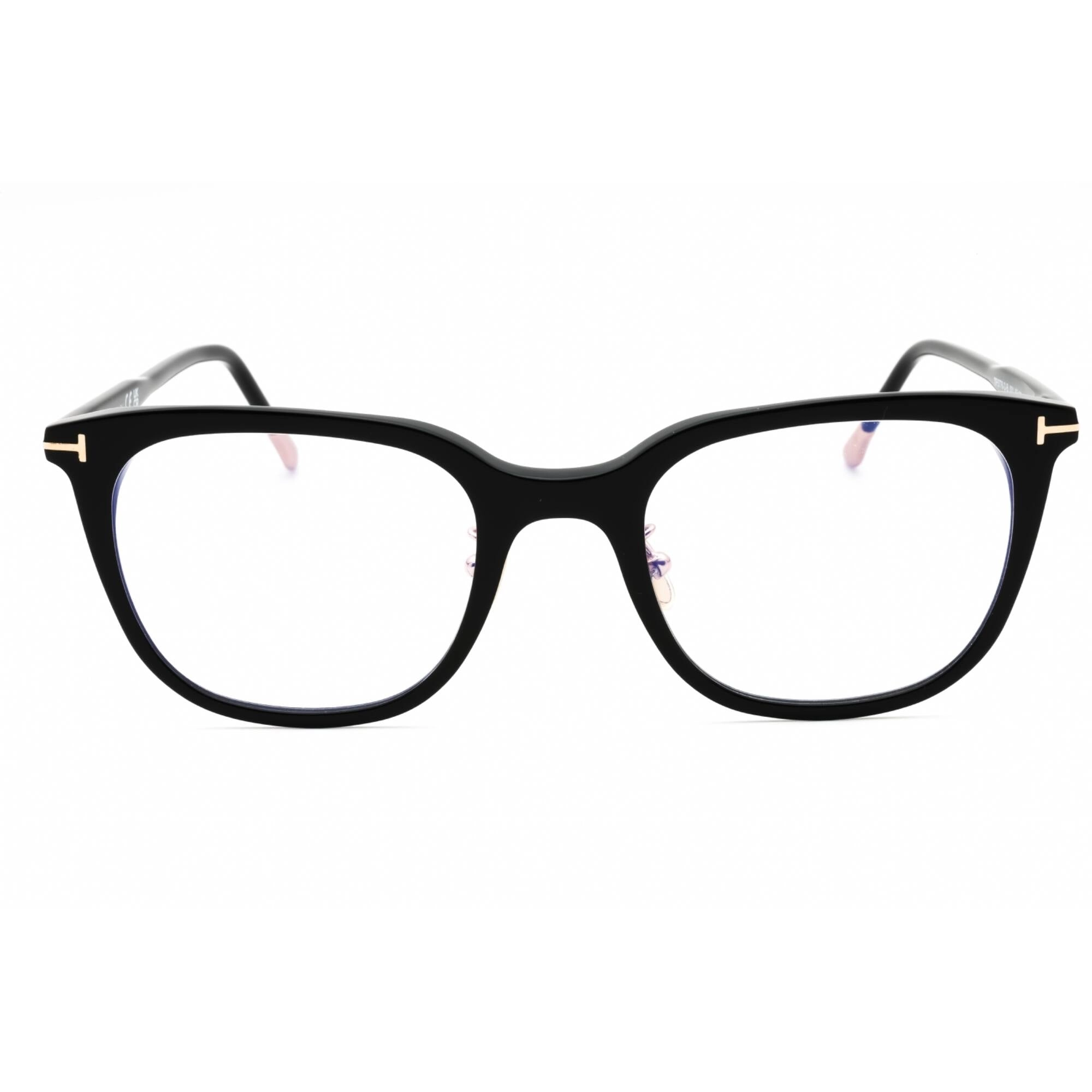 Tom Ford Men's Eyeglasses - Shiny Black Acetate Cat Eye Full Rim | FT5776-D-B 001
