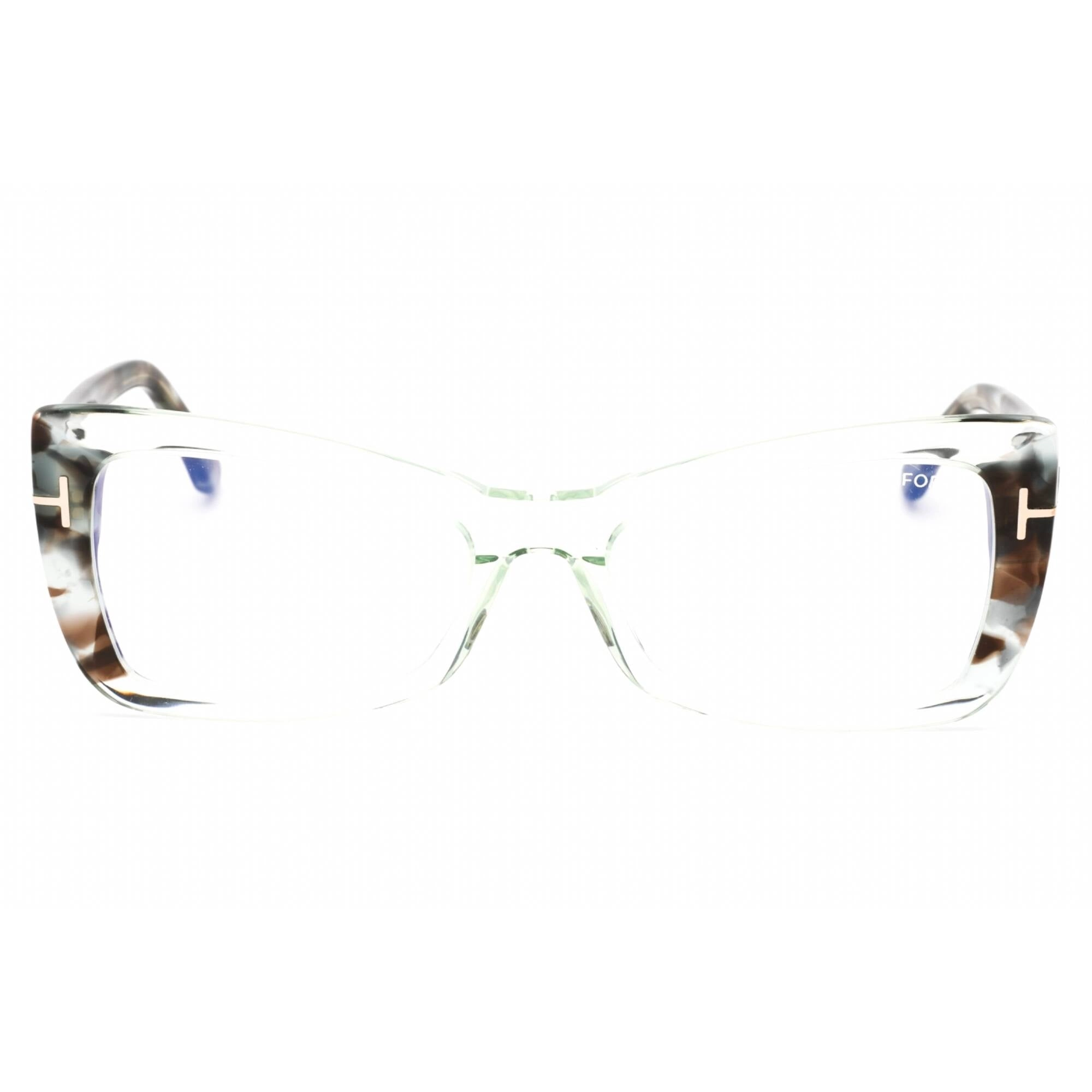 Tom Ford Women's Eyeglasses - Shiny Light Green Plastic Cat Eye Frame | FT5879-B 093