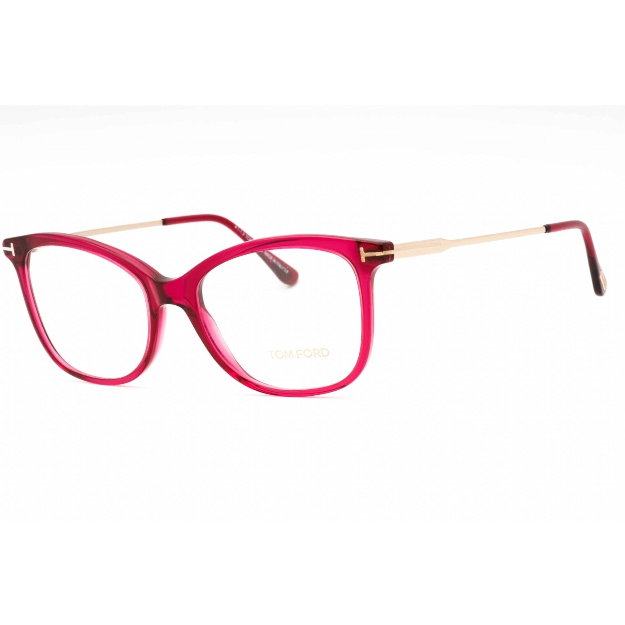 Tom Ford Women's Eyeglasses - Shiny Transparent Violet Front Frame | FT5510 081