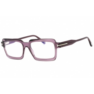 Tom Ford Women's Eyeglasses - Shiny Violet Plastic Rectangular Frame | FT5711-B 081