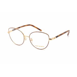 Tory Burch Women's Eyeglasses - Shiny Gold Metal Cat Eye Full Rim Frame | TY1073 3309