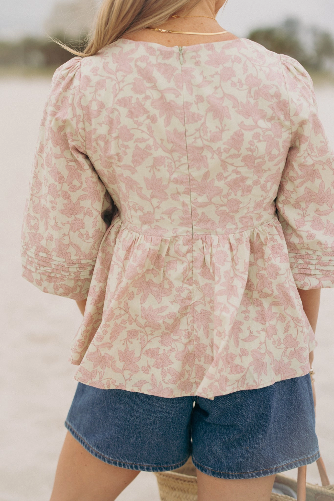 Vicky Top in Pink Floral