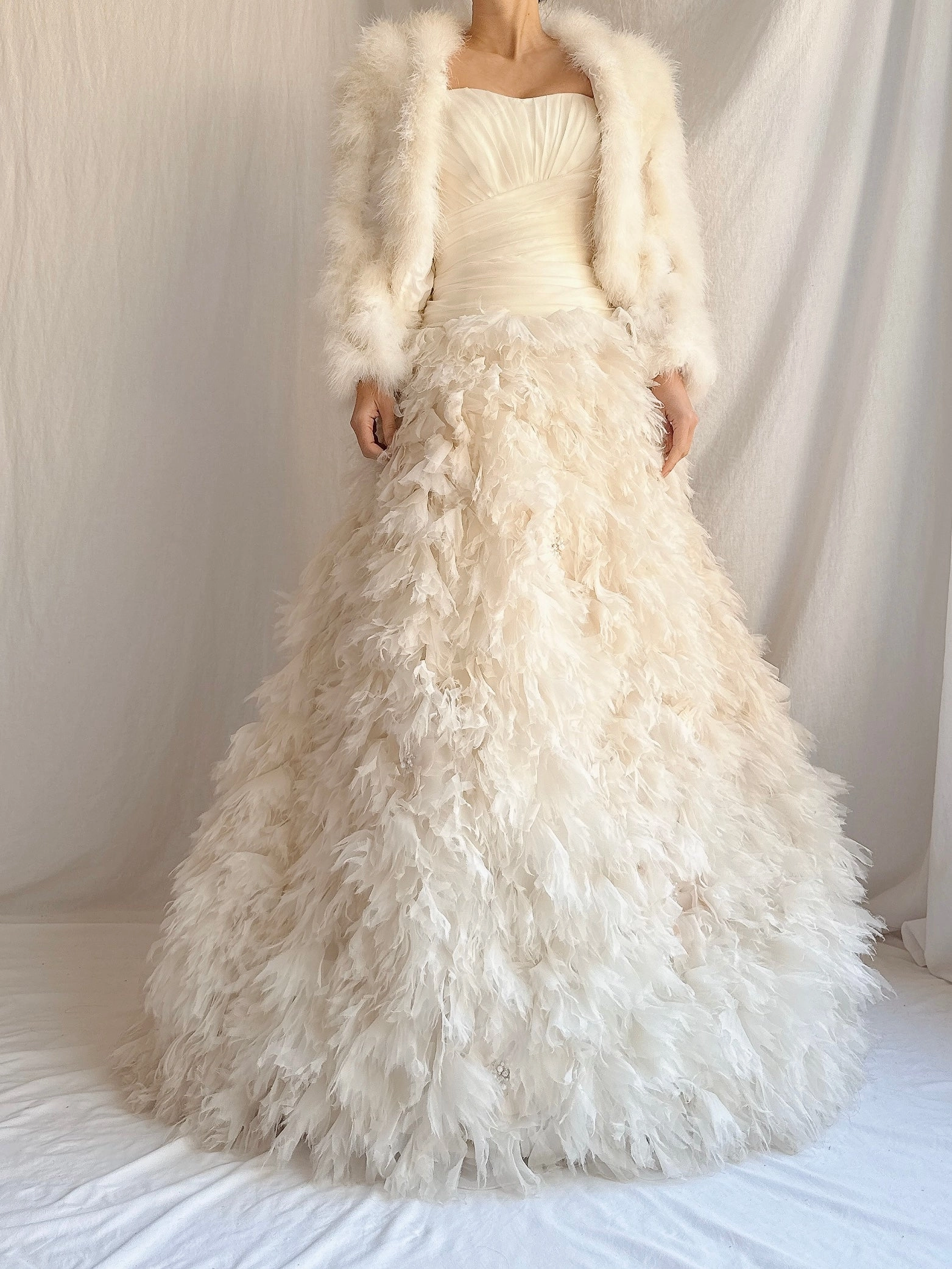 Vintage Feather Jacket - S