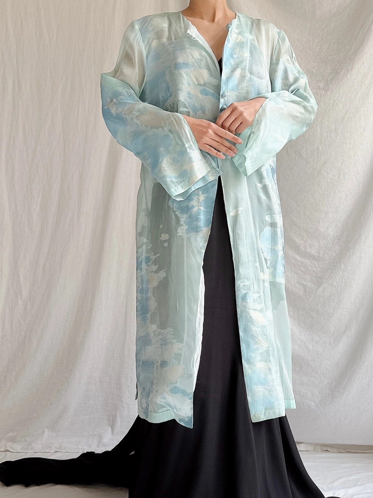 Vintage Paule Vasseur Paris Duster - OSFM