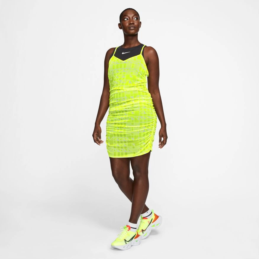 W NSW INDIO DRESS LEMON VENOM