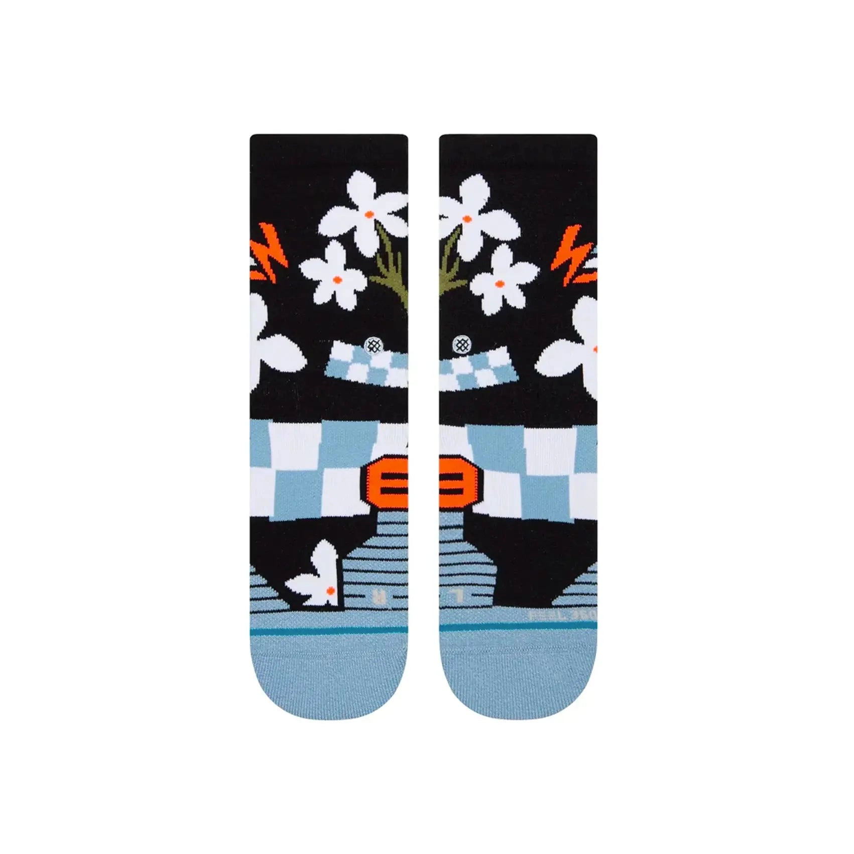 Womens Stance Performance Crew Sock - Brickyard Race