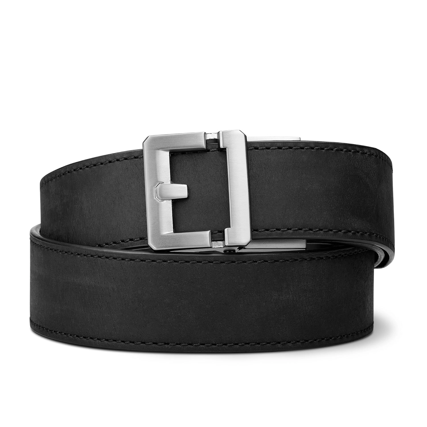X SERIES BUCKLE  | BLACK BUFFALO LEATHER GUN BELT 1.5"
