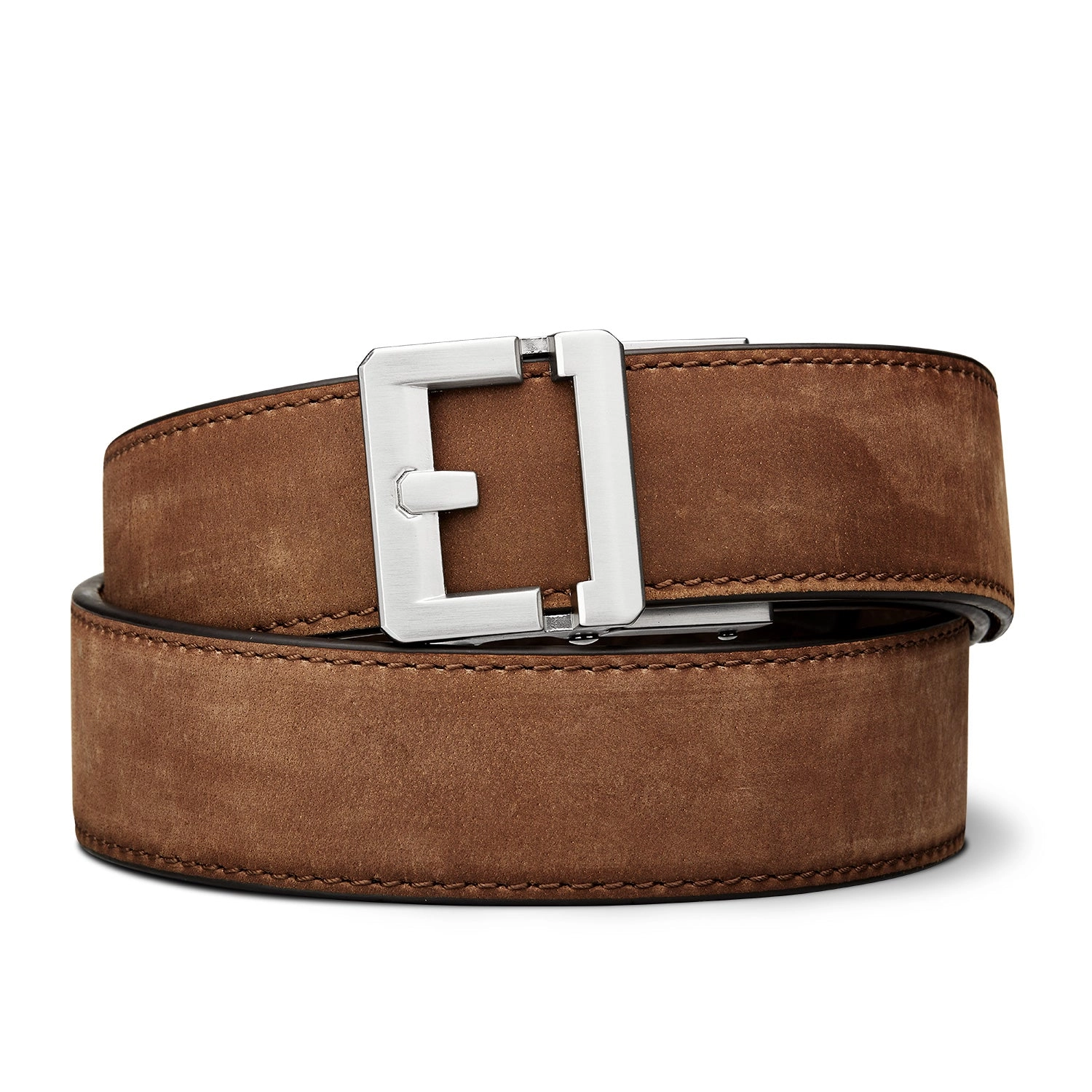X SERIES BUCKLE  | BROWN BUFFALO LEATHER GUN BELT 1.5"